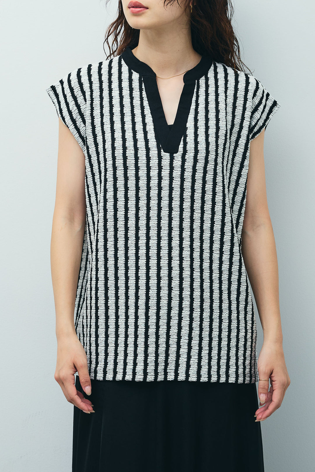 [予約]ふくれジャガードスキッパーT