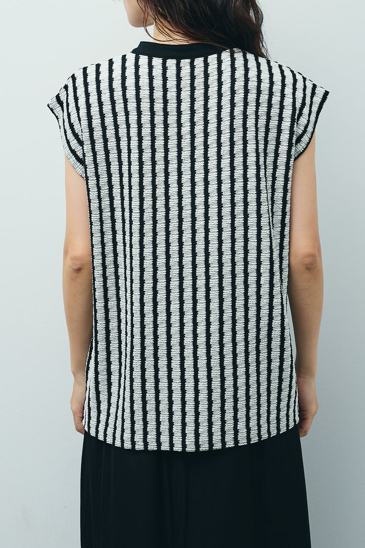 [予約]ふくれジャガードスキッパーT