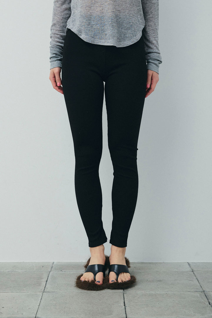 [予約/SET]ダンボールニットスカート+スリットレギンス(2set)