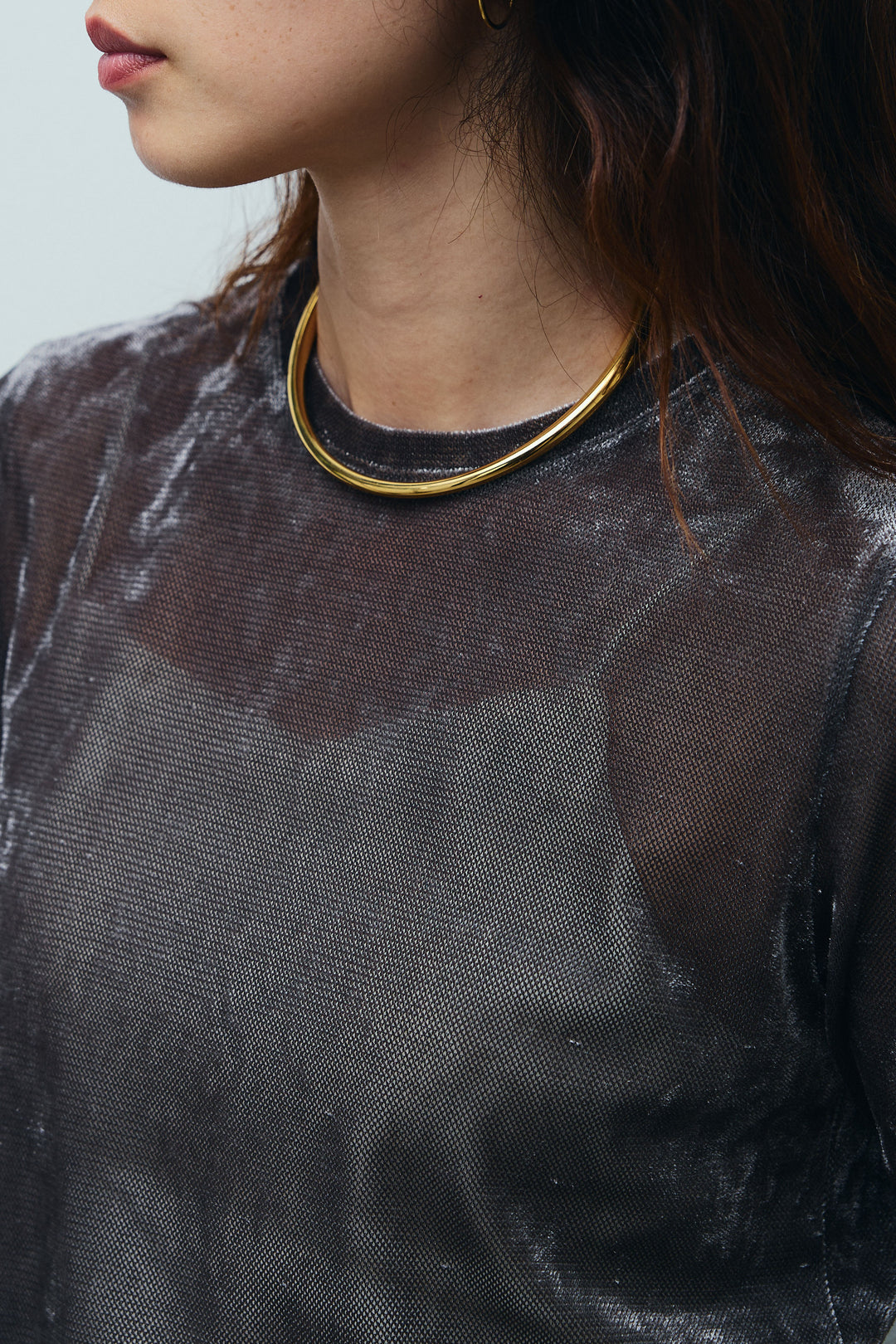 [予約]シアーベロアハーフスリーブTOPS