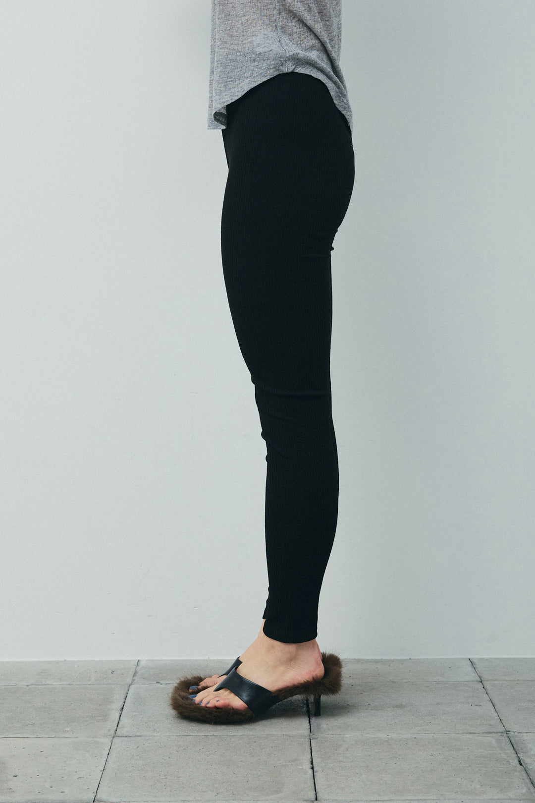 [予約/SET]ダンボールニットスカート+スリットレギンス(2set)