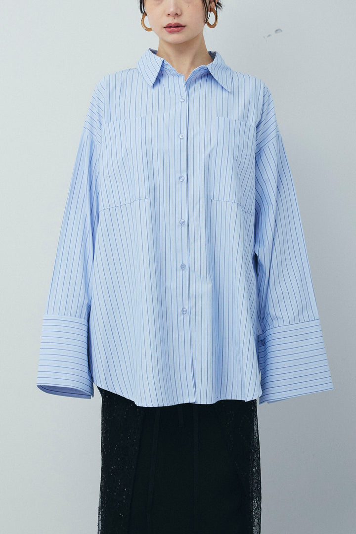 [予約]ビッグカフスオーバーサイズシャツ
