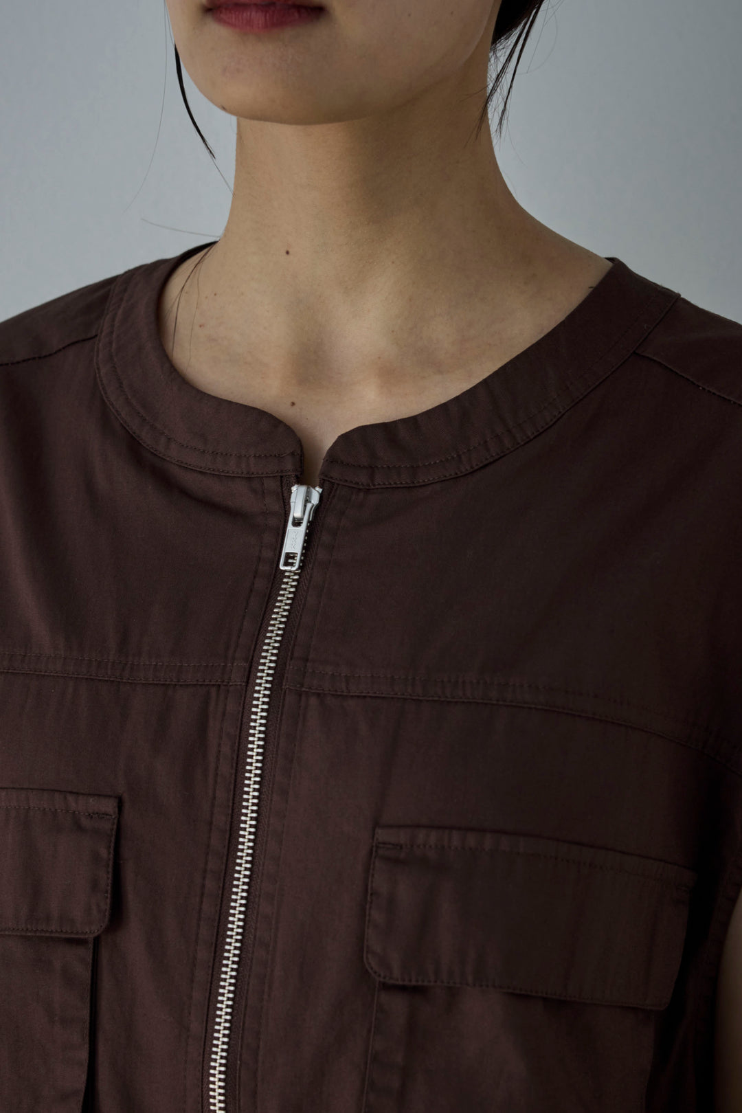 [予約]裾ドローコードポケットベスト