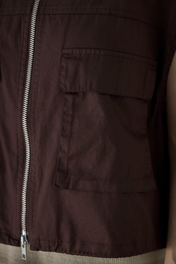 [予約]裾ドローコードポケットベスト