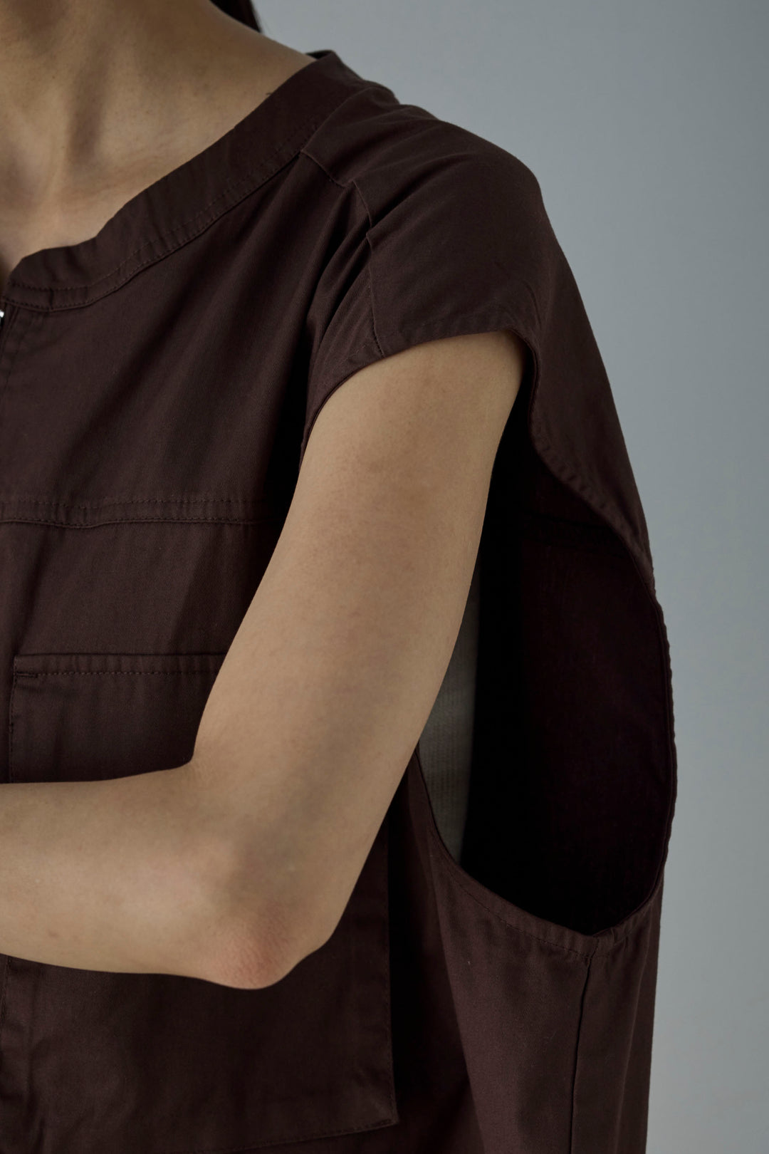 [予約]裾ドローコードポケットベスト