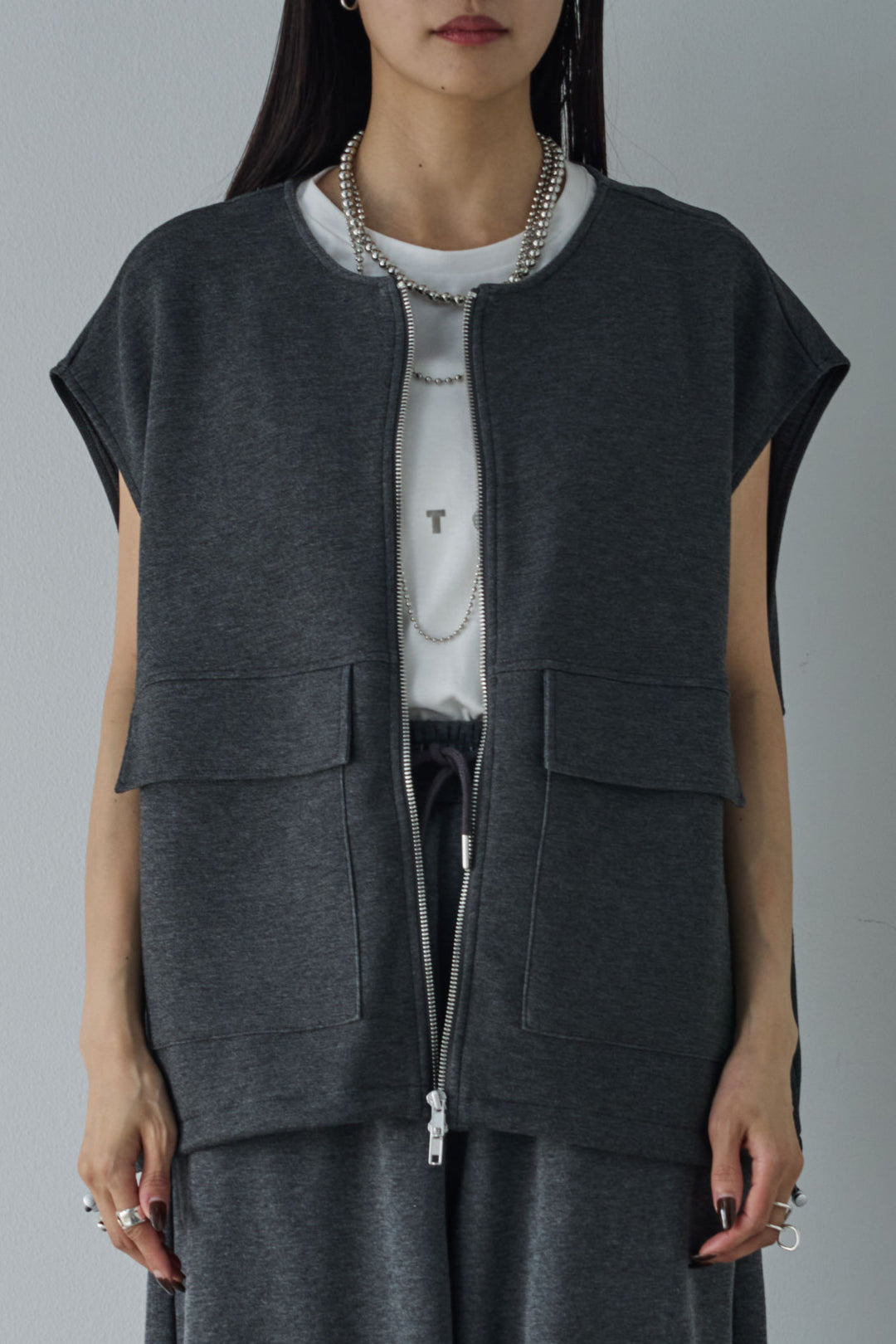 [予約]ダブルジップポケットベスト