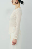 [予約/SET]ヘザーエステルテーラードジャケット+シアーテレコヘンリーネックPO+ヘザーエステルストレートスカート(3set)