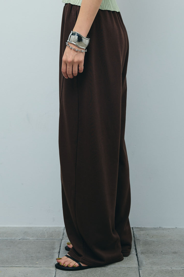 [予約]ミニ裏毛カーブパンツ