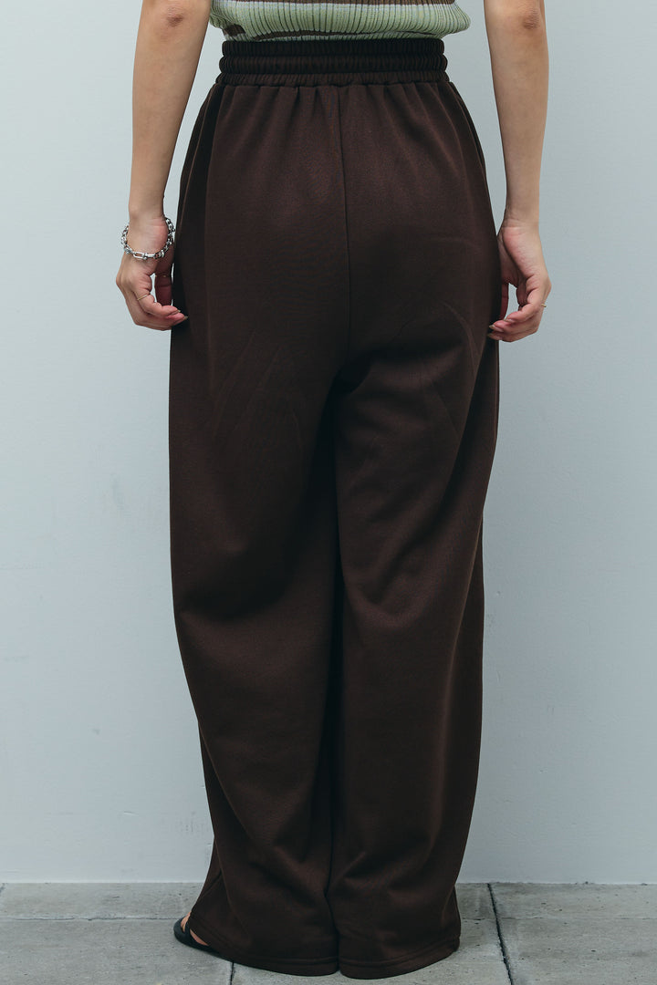 [予約/SET]ビッグカラーチェックブラウス+ミニ裏毛カーブパンツ(2set)