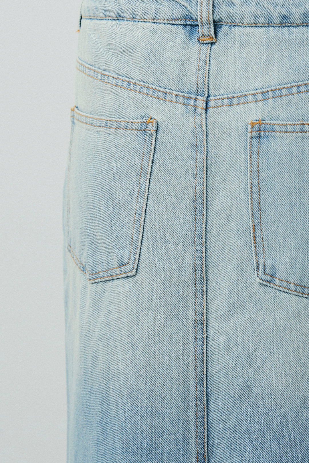 [予約]ダブルウエストデニムスカート