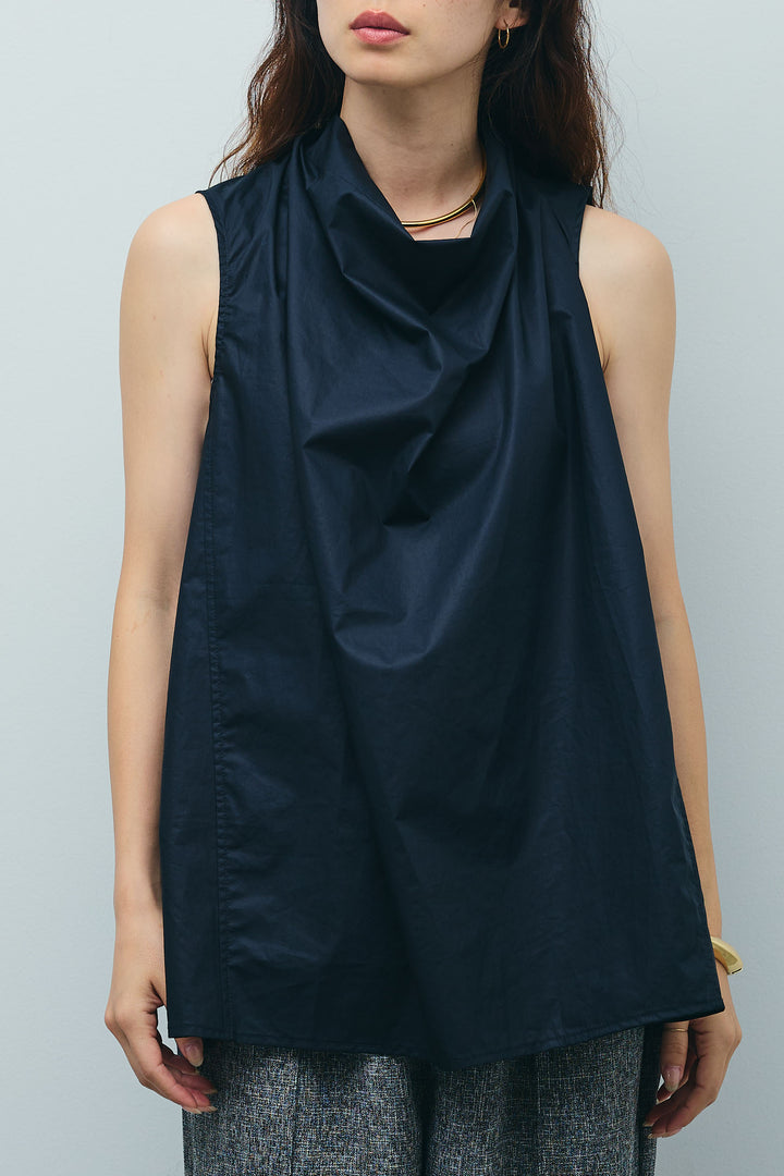 [予約]バックリボンドレープブラウス