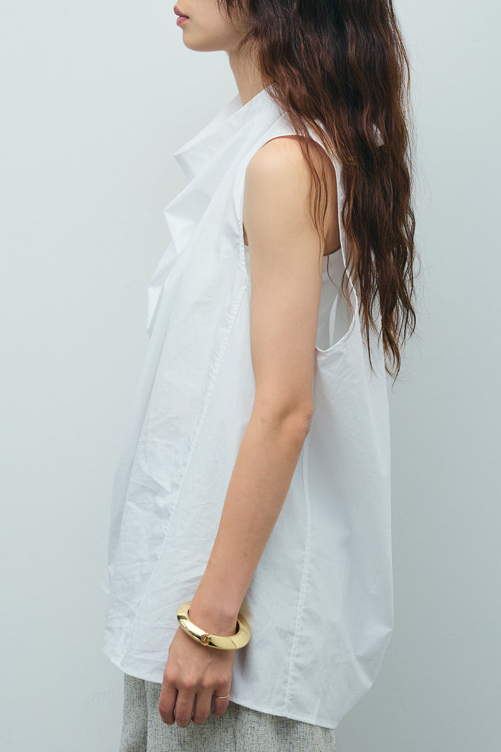 [予約]バックリボンドレープブラウス