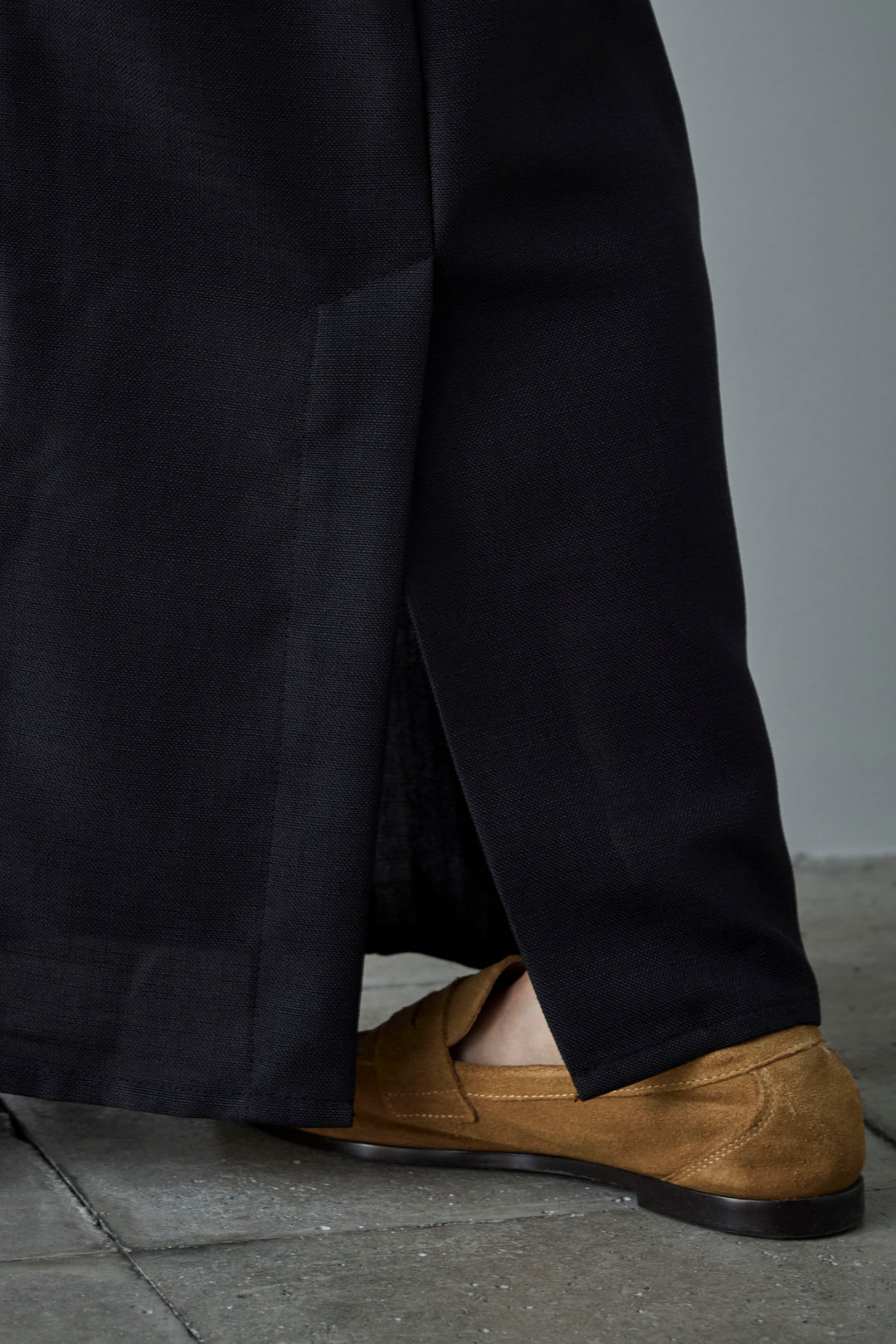 [予約/SET]リネンタッチクロップドベスト+リネンタッチハイウエストスカート(2set)