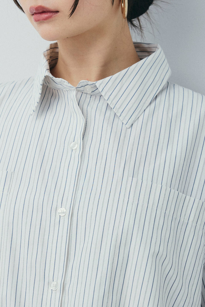 [予約/SET]カップ付きアメスリタンク+ビッグカフスオーバーサイズシャツ+チェックストレートスカート(3set)