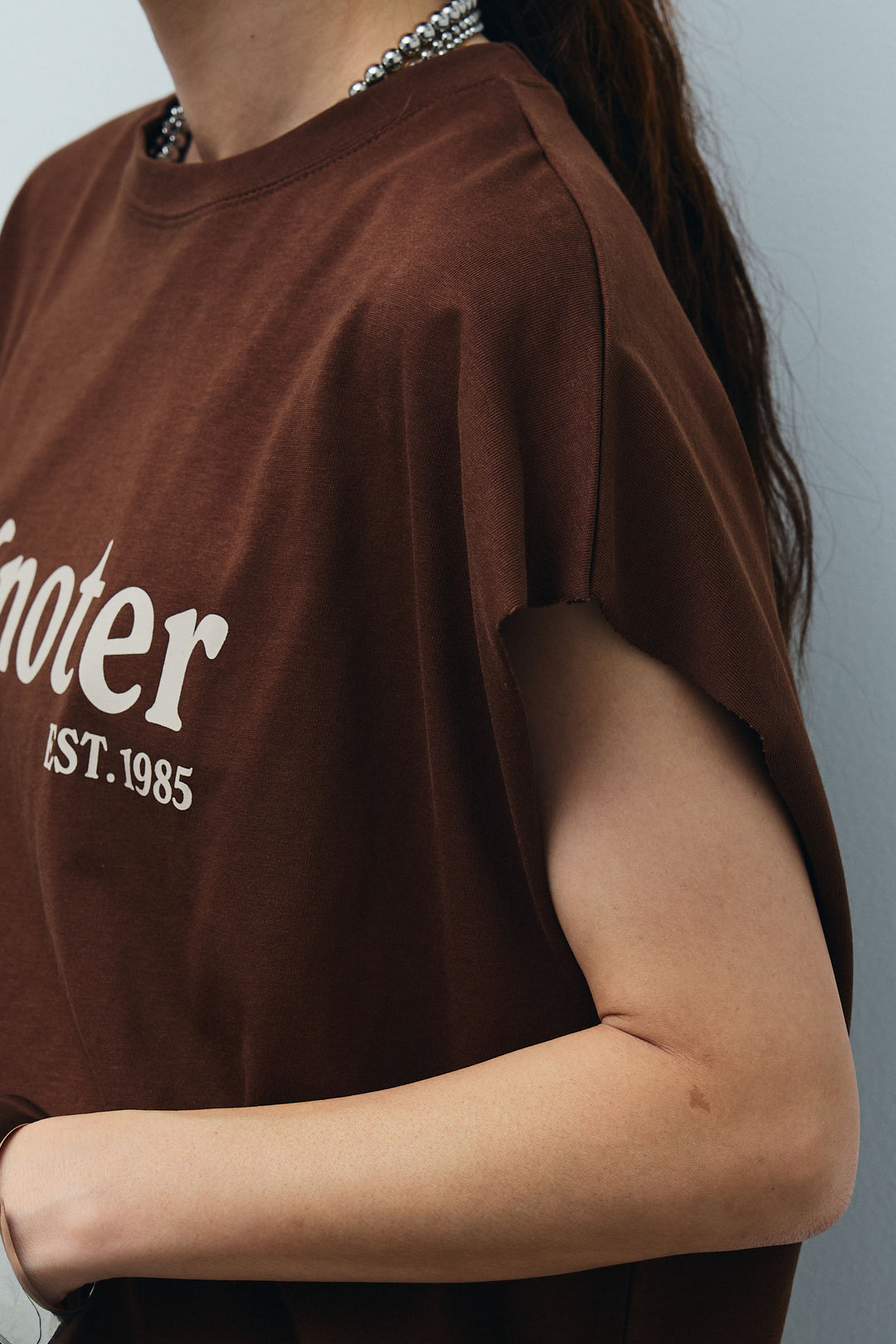 [予約/SET]オーバーサイズロゴT+リネンミックスウエストデザインワイドパンツ(2set)