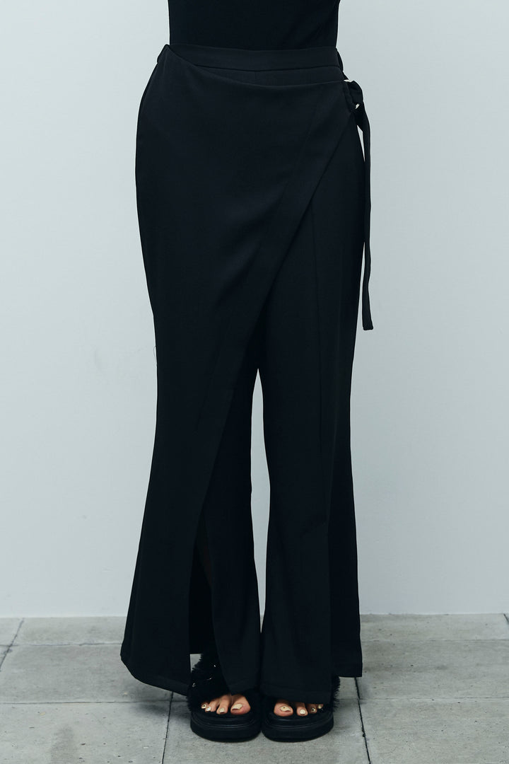 [予約]スリットラップパンツ