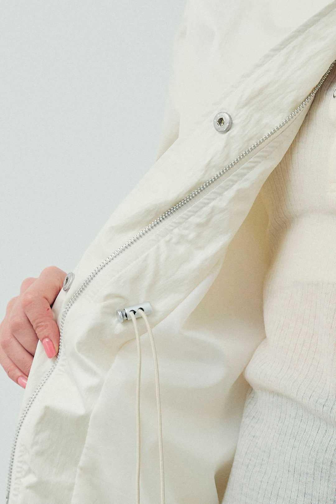 [予約/SET]パールタフタロングマンパ+ダンボールニットスカート+スリットレギンス(3set)