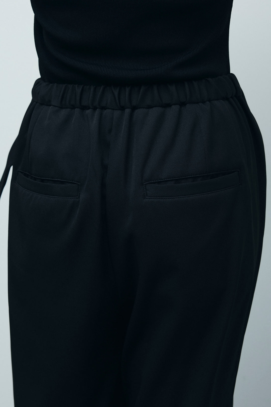 [予約/SET]アシンメトリーオフショルサマーニット+スリットラップパンツ(2set)