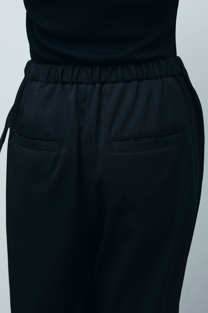 [予約/SET]アシンメトリーオフショルサマーニット+スリットラップパンツ(2set)