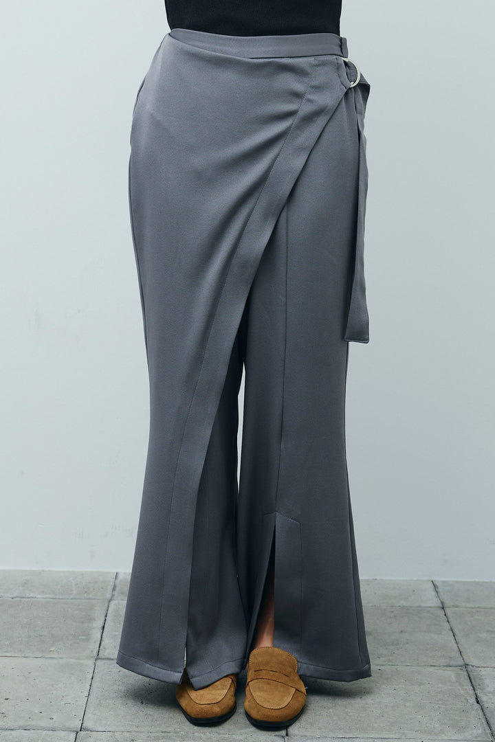 [予約]スリットラップパンツ