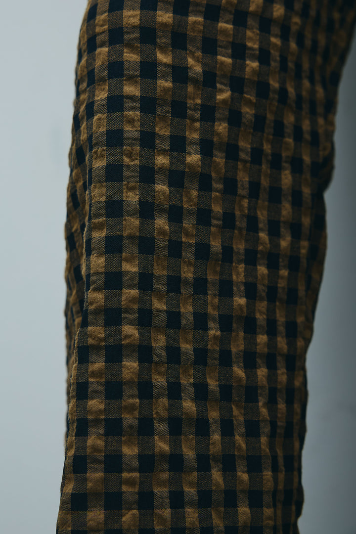 [予約]チェックサッカー地パンツ