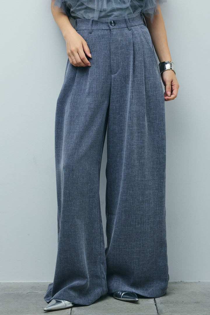 [予約]ラップスカート付きとろみパンツ