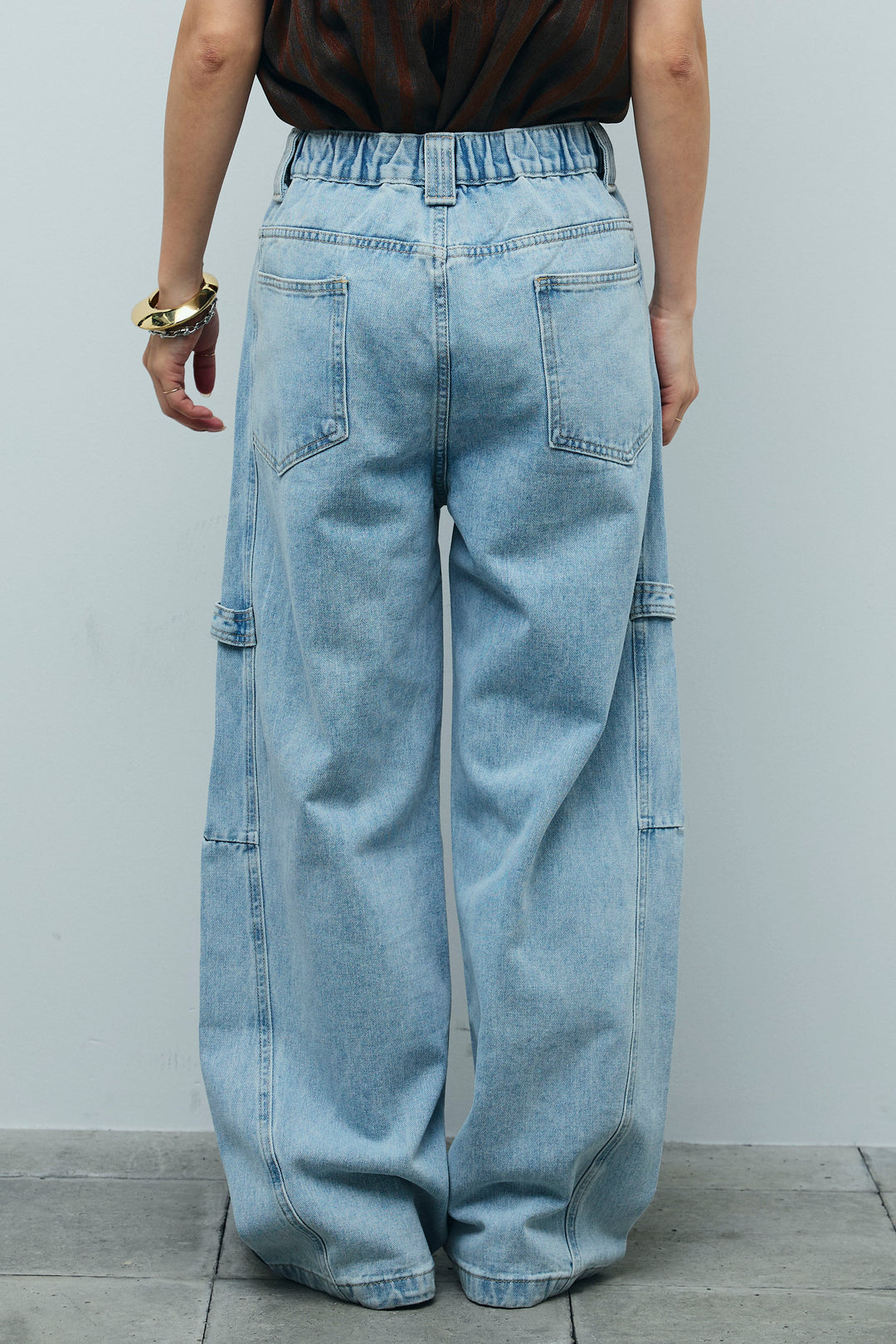 [予約/SET]ニットライクレースキャミOP+ペインターカーブデニムパンツ(2set)