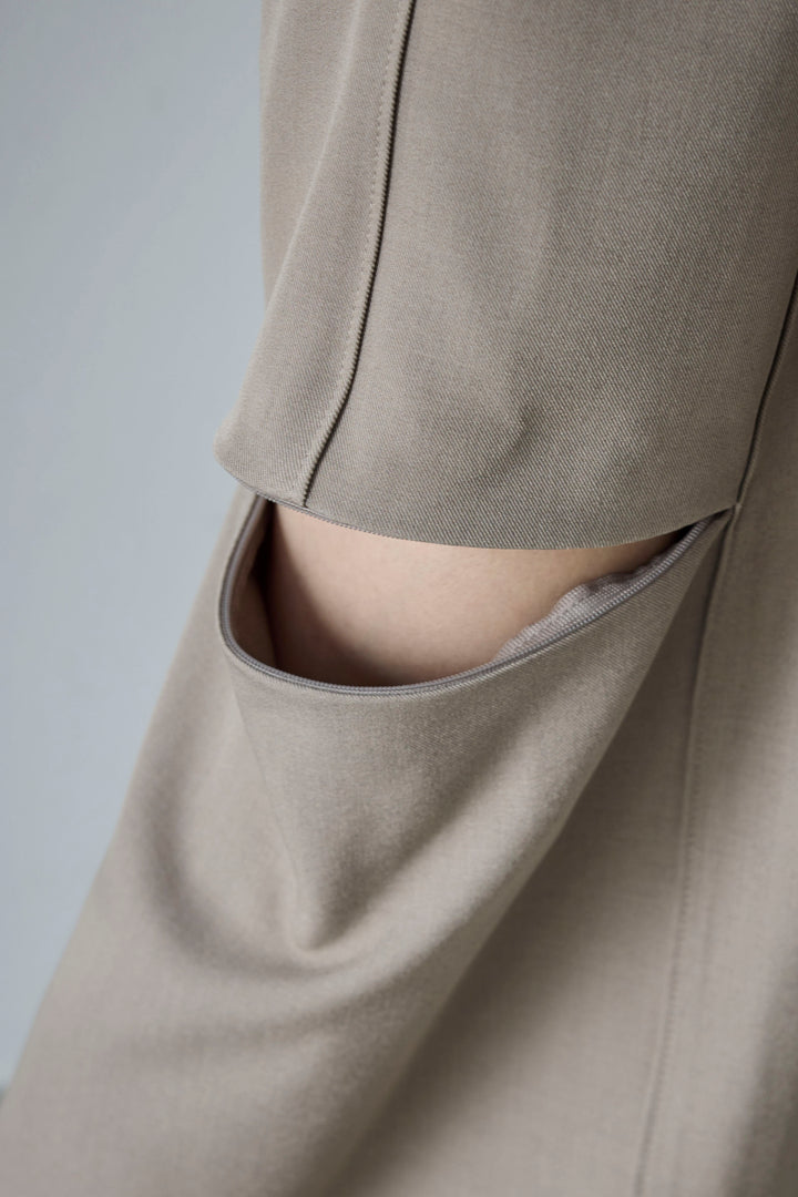 [予約/SET]メタルボタンニットベスト+ベルト付きサイドジップスカート(2set)