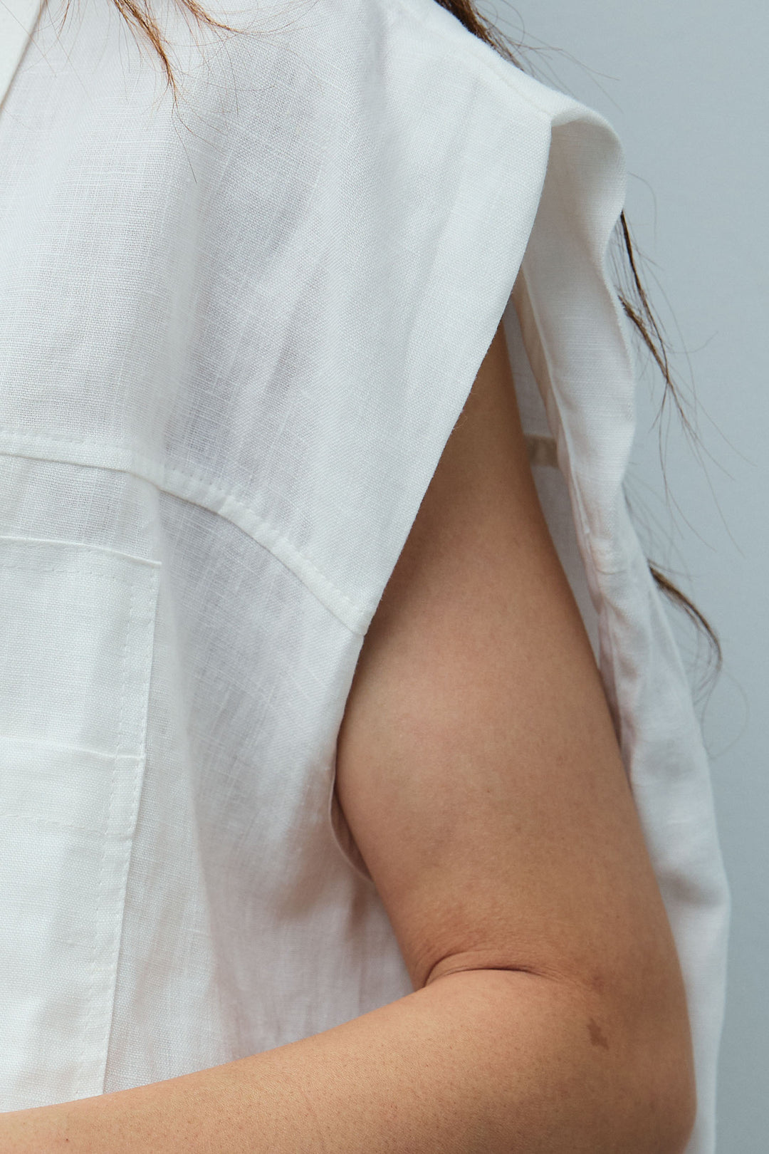 [予約]リネンジップベスト