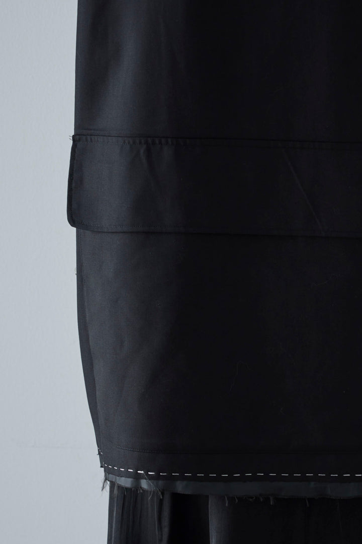 [予約]切りっぱなしステッチデザインベスト