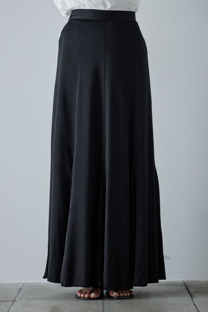 [予約/SET]ふくれジャガードスキッパーT+プリーツシアー切り替えスカート(2set)