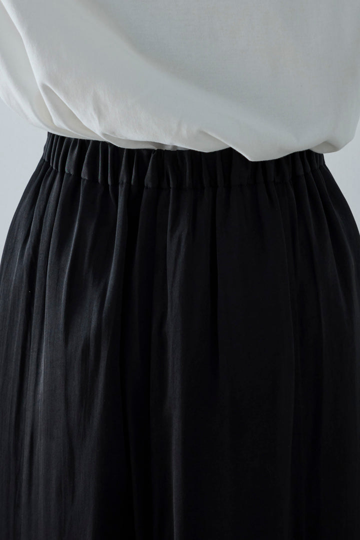 [予約/SET]メタルボタンニットベスト+プリーツシアー切り替えスカート(2set)