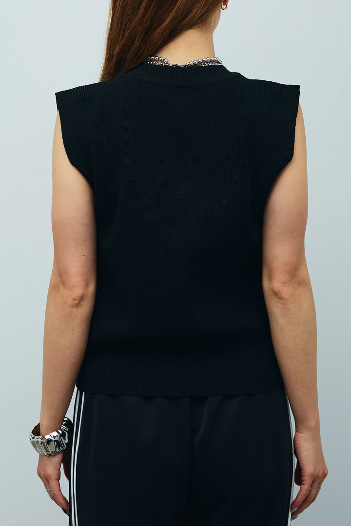 [予約]メタルボタンニットベスト