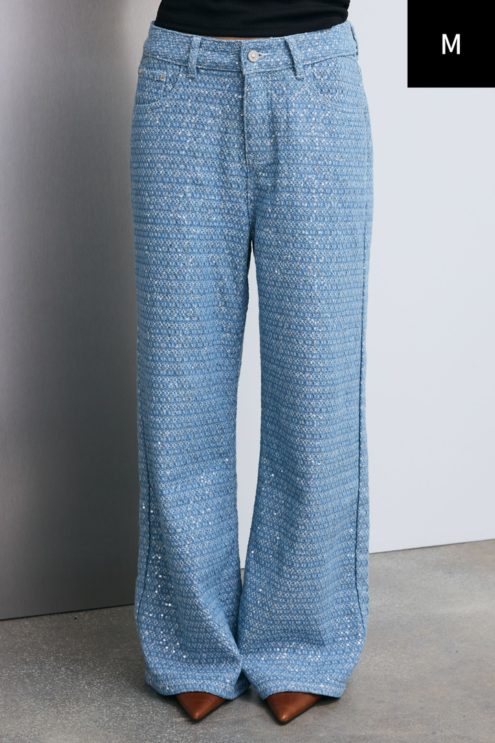 [予約]ニュアンスグリッターデニム