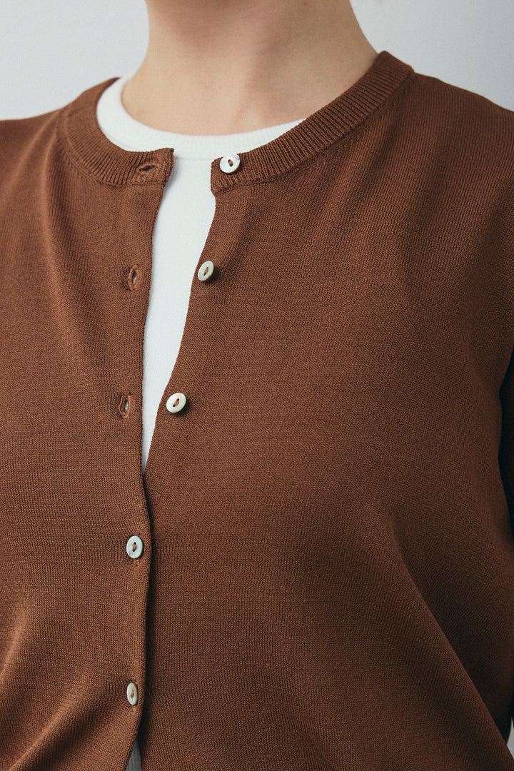 [予約]シェルボタンクルーネックCD