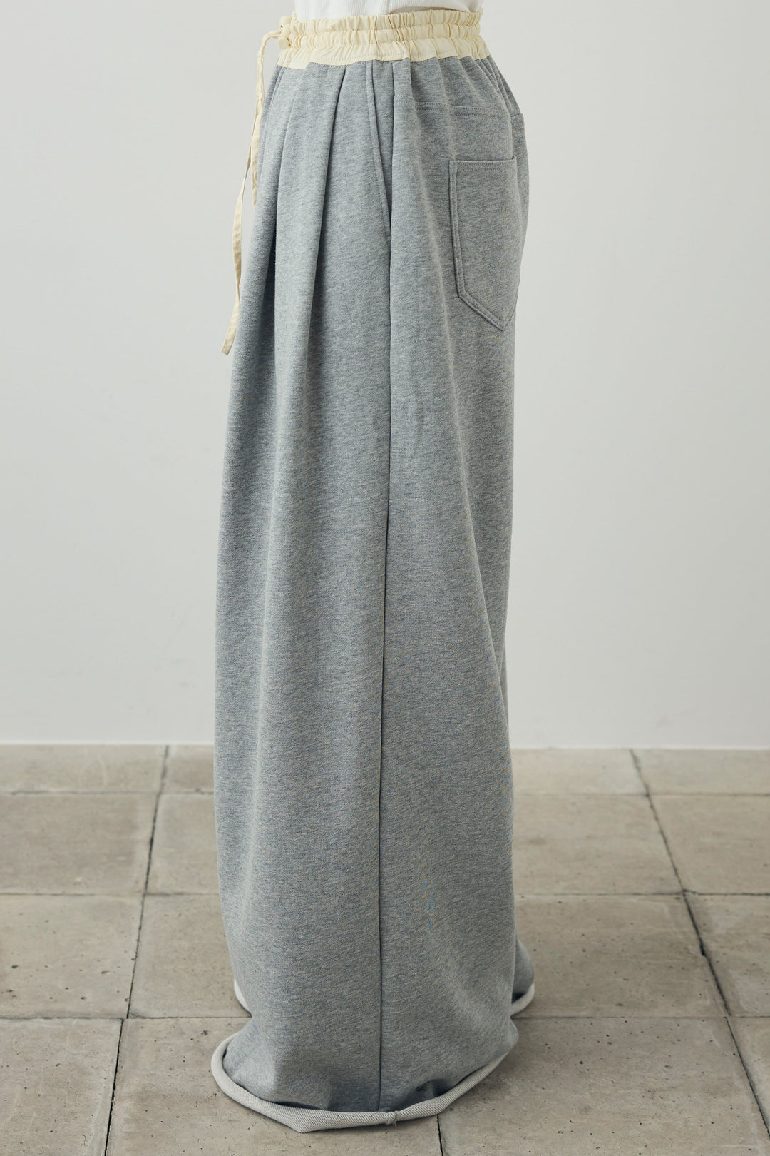 [予約/SET]シアーテレコヘンリーネックPO+シアーテレコヘンリーネックPO+ダブルウエストスウェットパンツ(3set)