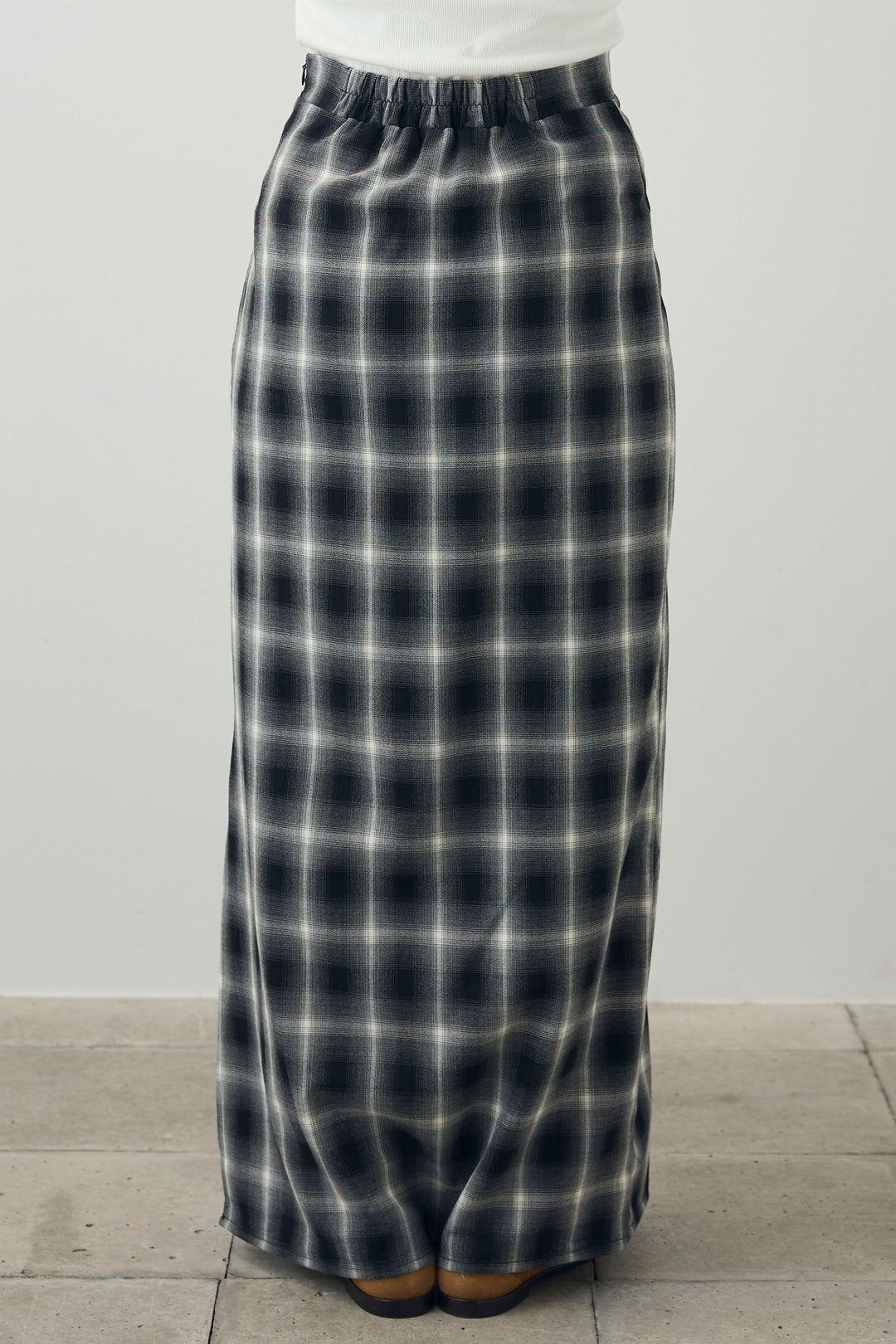 [予約]チェックストレートスカート