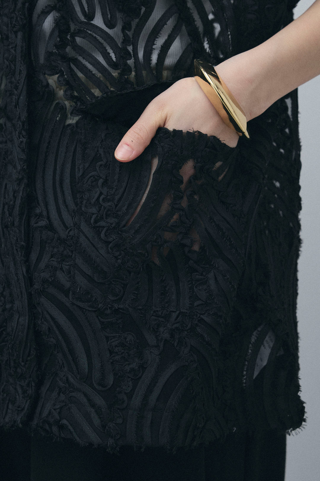 [予約/SET]テープ刺繍ジレベスト+ダブルウエストスウェットパンツ(2set)