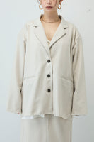 [予約/SET]ヘザーエステルテーラードジャケット+デニムオールインワン(2set)