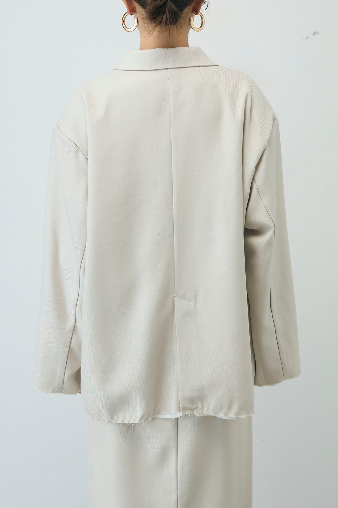 [予約/SET]ヘザーエステルテーラードジャケット+vintage-Tシャツ+スプリングニットスカート(3set)