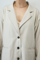 [予約/SET]ヘザーエステルテーラードジャケット+カップ付き配色アメスリタンク+デニムオールインワン(3set)