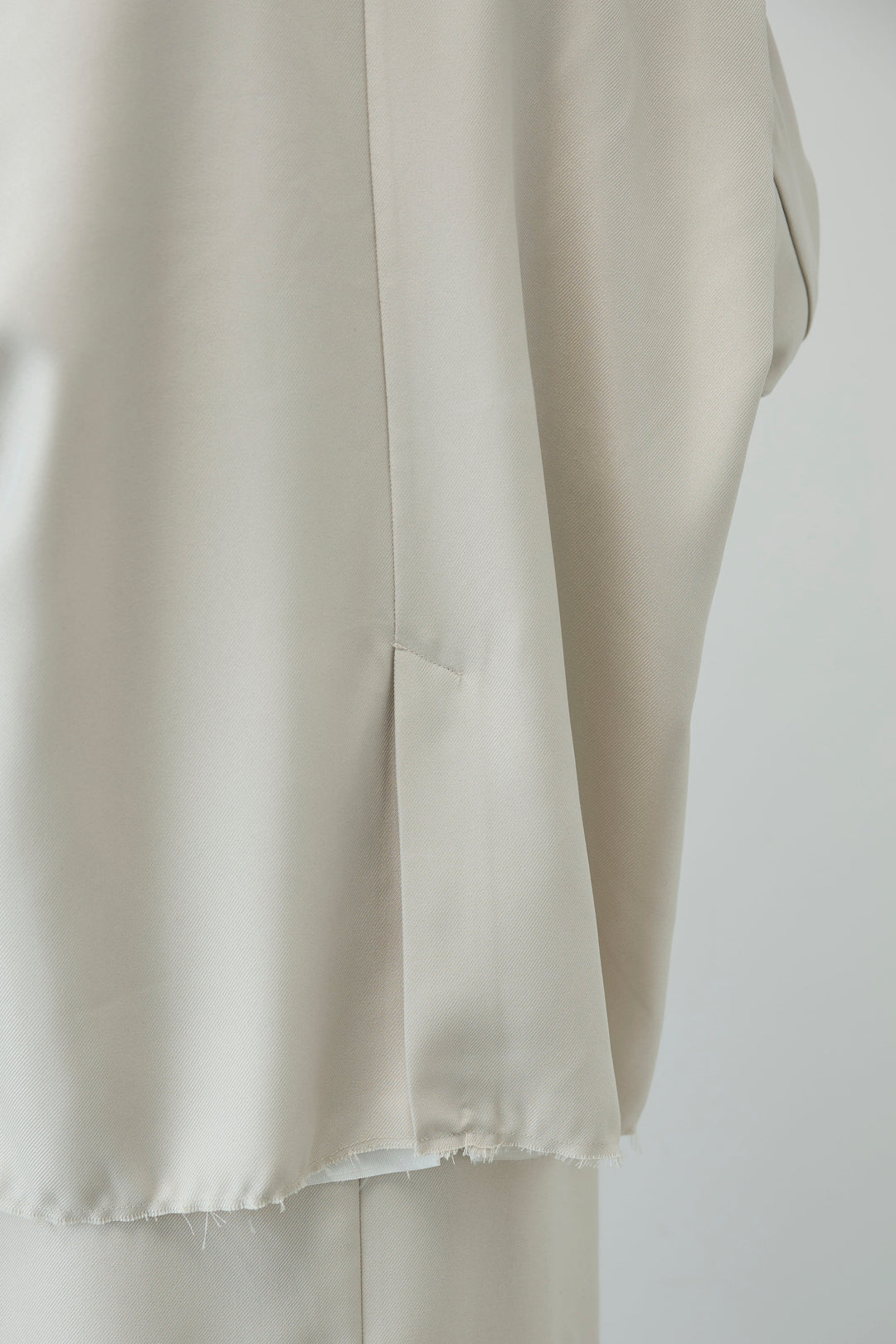 [予約/SET]ヘザーエステルテーラードジャケット+シアーテレコヘンリーネックPO+ヘザーエステルストレートスカート(3set)