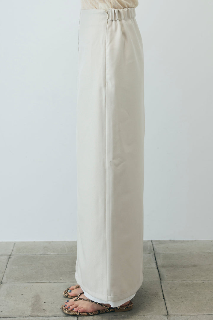 [予約/SET]ヘザーエステルテーラードジャケット+シアーテレコヘンリーネックPO+ヘザーエステルストレートスカート(3set)