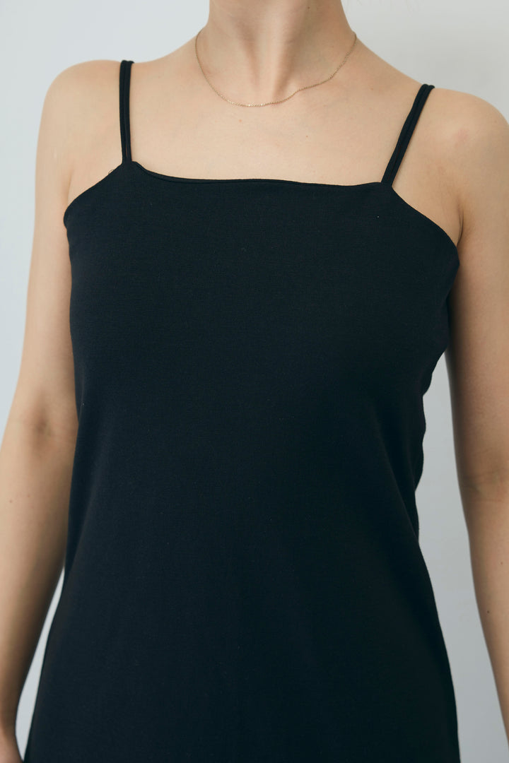 [予約/SET]カップ付きキャミOP+ヘザーエステルテーラードジレ(2set)