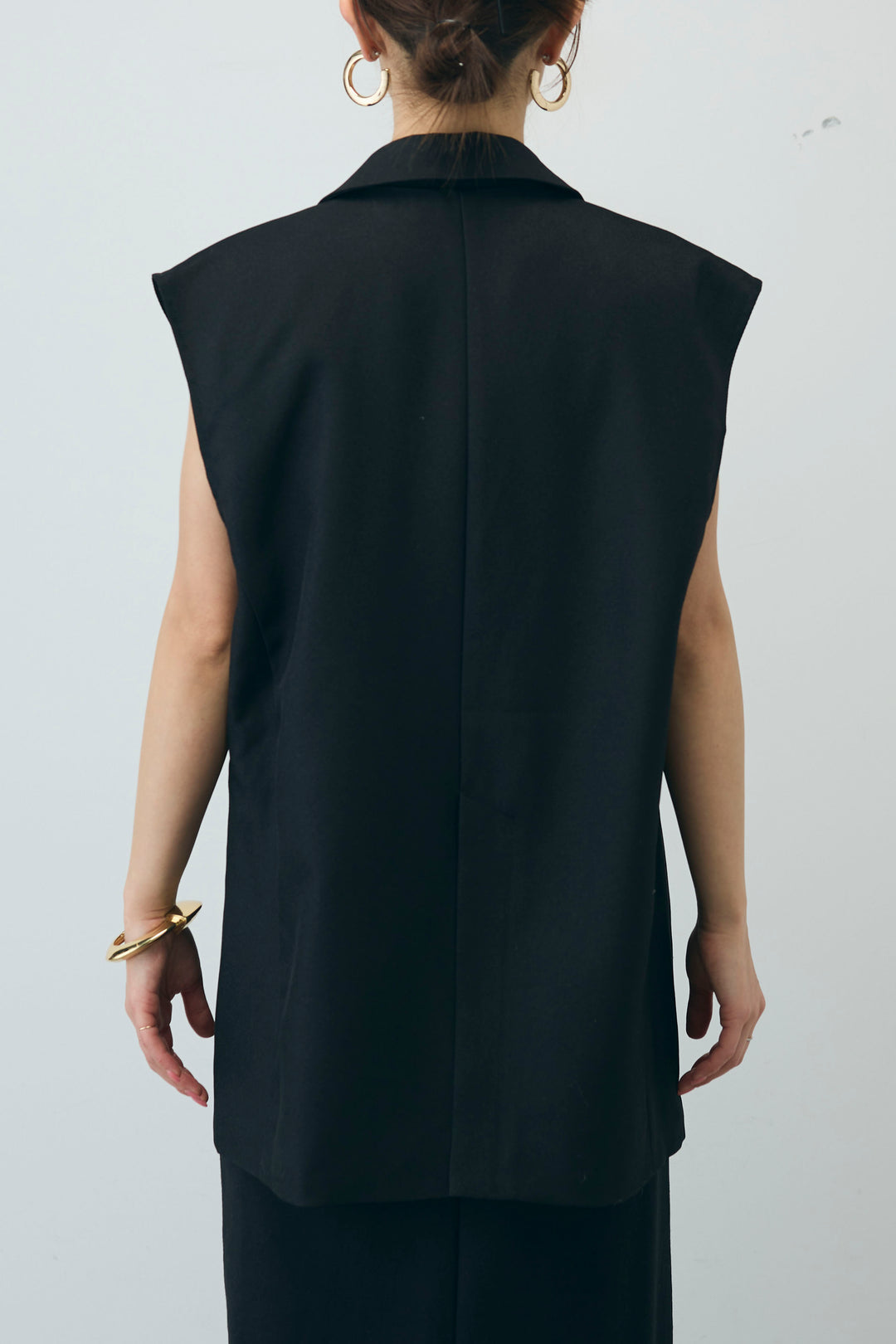 [予約/SET]ヘザーエステルテーラードジレ+フラワープリントキャミ+ヘザーエステルカーブパンツ(3set)