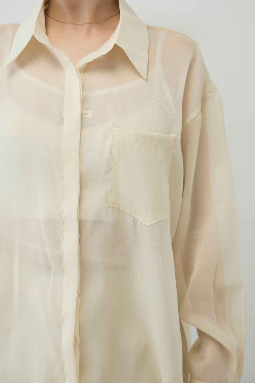 [予約/SET]ボリュームスリーブトレンチコート+シアーセットアップ(2set)