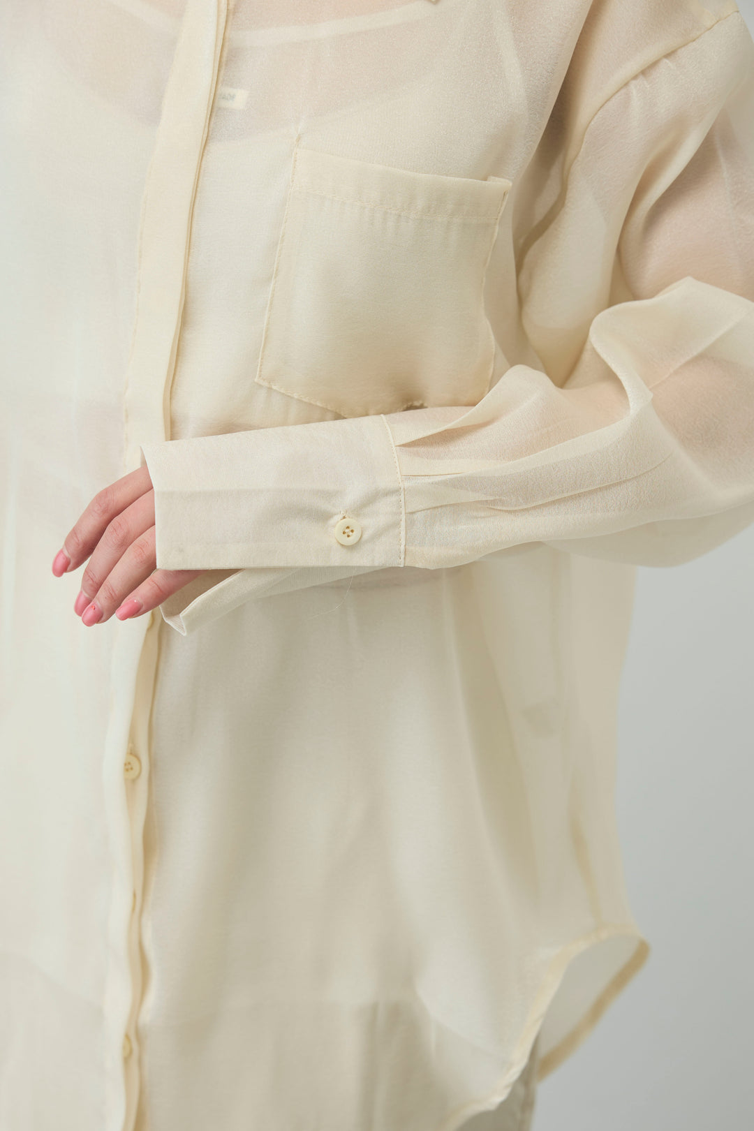 [予約/SET]ボリュームスリーブトレンチコート+シアーセットアップ(2set)