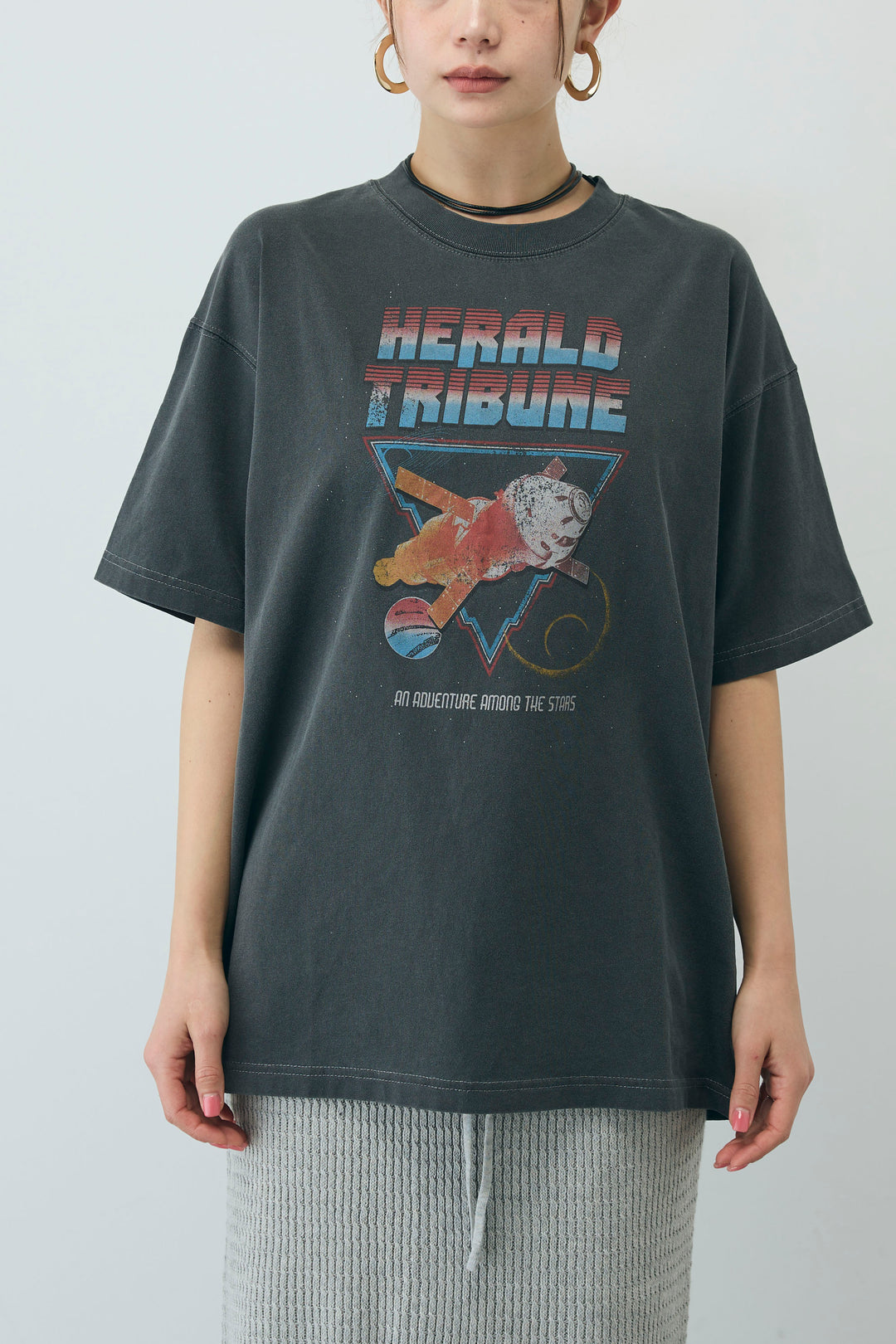 [予約/SET]ヘザーエステルテーラードジャケット+vintage-Tシャツ(2set)