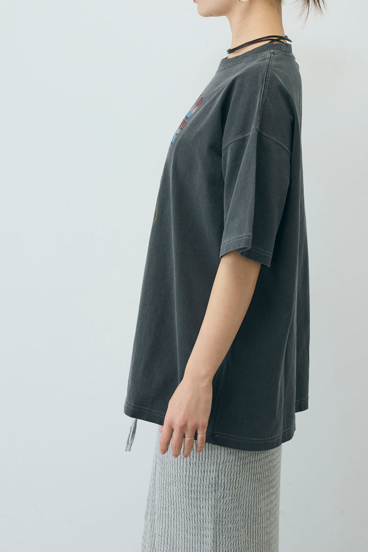 [予約/SET]ヘザーエステルテーラードジャケット+vintage-Tシャツ+スプリングニットスカート(3set)