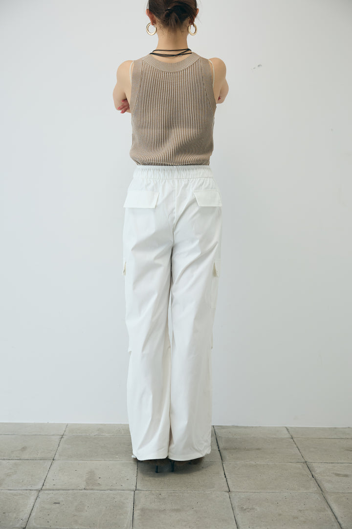 [予約/SET]フリンジデザインノースリーブ+カーゴパンツ(2set)